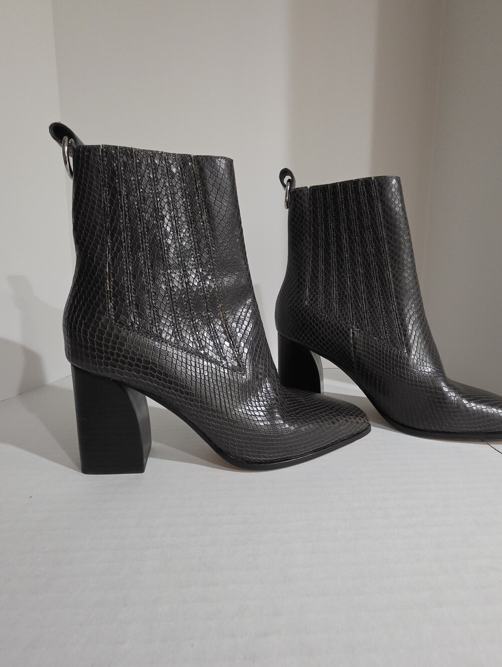 Paige, Frankie, Ankle Boot, Snakeskin Embossed
